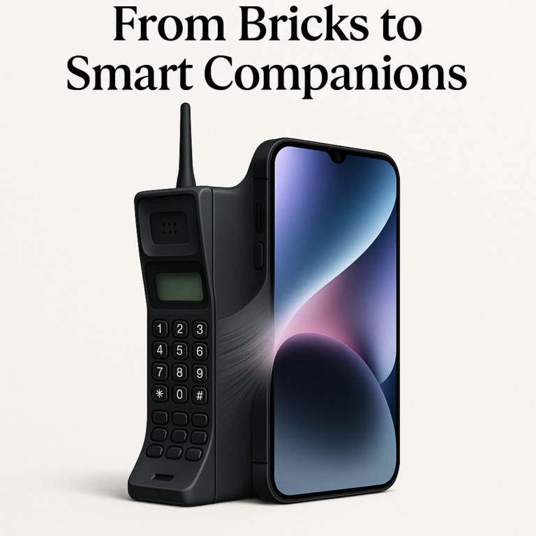From Bricks to Smart Companions: Tracing the Remarkable Journey of Mobile Phones