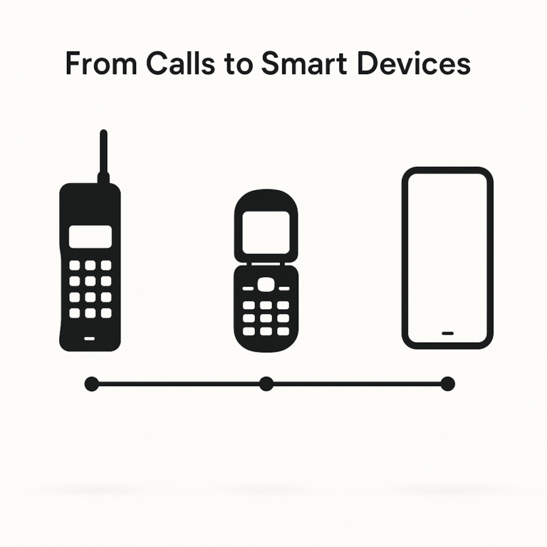 How Mobile Phones Evolved: Tracing the Journey from Calls to Cutting-Edge Smart Devices