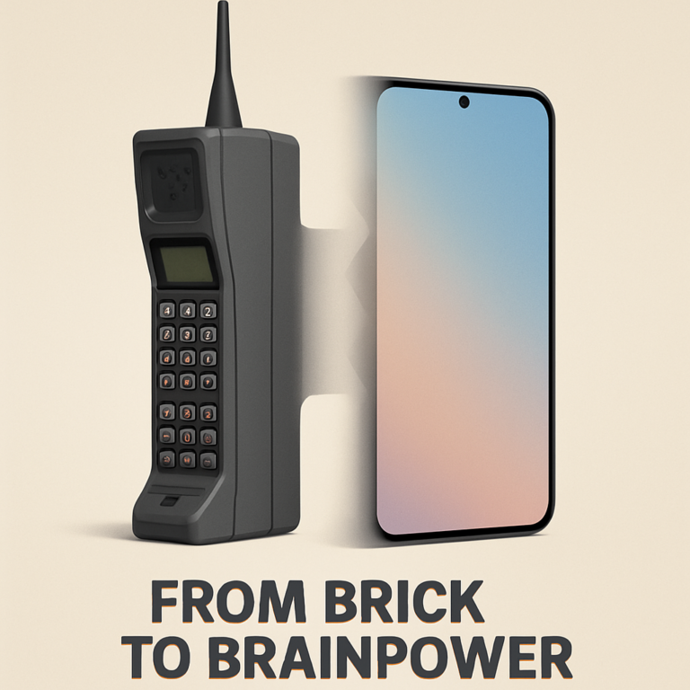 From Brick to Brainpower: Tracing the Remarkable Journey of Mobile Phones to Smartphones