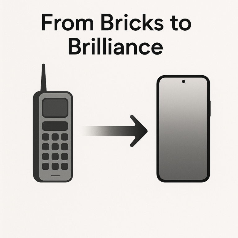 From Bricks to Brilliance: Tracing the Evolution of Mobile Phones