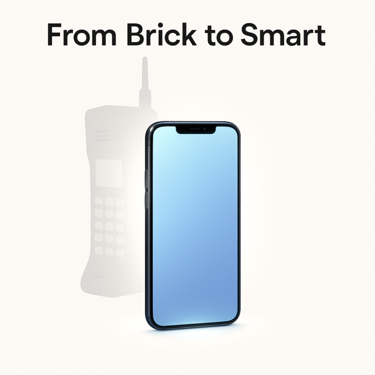 From Brick to Smart: Tracing the Incredible Journey of Mobile Phones